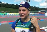 Yla išlindo iš maišo: iš Ukrainos rinktinės išmesta biatlonininkė pasirodė su Rusijos apranga