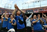 A.Knauffas pareiškė, kad UEFA Europos lygos finale jam vos nesustojo širdis, „Rangers“ fanai dėkojo jų gyvybes išgelbėjusiam L.Balogunui
