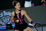 M.Sakkari nepasiduoda: žūtbūtinį mačą laimėjusi graikė – per žingsnį nuo „WTA Finals“ turnyro