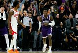 Schroderio tritaškis lėmė „Kings“ pergalę prieš „Rockets“