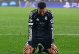 Išsiskyrė Kyliano Mbappe ir „Real“ nuomonės dėl prancūzo kelio gydymo