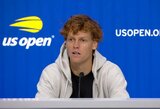 Savo bičiulį „US Open“ ketvirtfinalyje sutriuškinęs Sinneris: „Tokiais atvejais draugystę reikia pamiršti“