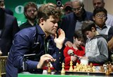 Persigalvojęs M.Carlsenas su rusu sutiko pasidalinti pasaulio čempiono titulą, D.Dubovas pasiūlė ištirti amerikietį melo detektoriumi