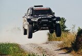 Vanagas ir Paliukėnas tęsia kovą Italijos „Baja“ ralyje: sėkmingai įveikė 120 km greičio ruožą, išlaiko trečiąją poziciją