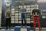 V.Šatas – Europos BMX taurės pirmojo etapo prizininkas