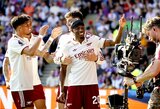 „Arsenal“ pergalingai užbaigė sezoną „Premier“ lygoje, „Man City“ neatsilaikė prieš „Aston Villa“ 