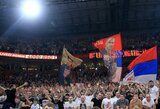 Dėl fanų elgesio prieš „Žalgirį“ – didžiulė Eurolygos bauda „Crvena Zvezda“ klubui