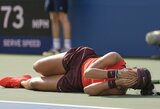 „US Open“ turnyre – du teniso stebuklai, ispanės ašaros ir Mikulskytės skriaudikės nesėkmė