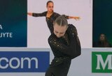 Pasaulio dailiojo čiuožimo čempionate debiutavusi M.Variakojytė neišvengė kritimo