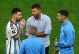 L.Messi prieš Pasaulio taurės finalą sulaukė kambarioko – gyvens kartu su S.Aguero