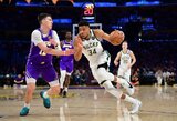 „Bucks“ laimėjo dramą prieš „Lakers“
