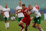Apmaudžiai išslydęs taškas pasaulio čempionato atrankoje: 82-ąją minutę įvartį praleidusi Lietuvos rinktinė krito prieš bulgarus