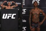 „UFC 281“ svėrimai: A.Pereira ir W.Zhang svėrėsi nuogi, I.Adesanya problemų neturėjo, 2 kovotojai nenumetė svorio