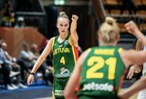 Pralaimėjimo priežastis įvardinusi, bet nieko nekaltinusi Justė Jocytė: „Teisėjai leidžia kontaktą, nešvilpia, tai irgi kerta per psichologiją“
