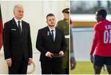 Pamatęs peiliu puolamą futbolininką nė akimirkos nesudvejojo: Nausėda apdovanojo alytiškį