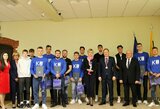 FK „Neptūno“ ir Klaipėdos universiteto istorinio bendradarbiavimo vaisiai – bronza