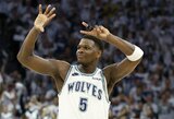 50 taškų pirmavusi „Timberwolves“ išplėšė lemiamas rungtynes