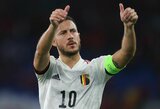 E.Hazardas nori pateisinti Belgijos „auksinės kartos“ vardą: „Turime laimėti trofėjų“