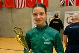Beatričė Žilionytė – Europos jaunių fechtavimo taurės čempionė
