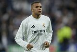 Kapitono raištį iš K.Mbappe atimti planuojantis D.Deschampsas: „Galbūt jam depresija?“