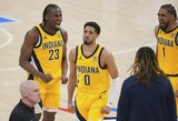 „Pacers“ pergalingo metimo herojus dėkojo treneriui už nepaprašytą minutės pertraukėlę
