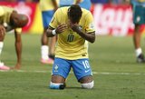 „Bandžiau, bet dabar viskas baigta“: Neymaras užsiminė apie pabaigą Brazilijos rinktinėje