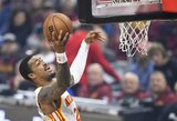 „Hawks“ bent pusę mėnesio versis be J.Collinso