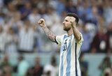 Pamatykite: L.Messi po pergalės prieš Nyderlandus interviu metu pavadino W.Weghorstą kvailiu 