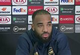 Į kovą dėl A.Lacazette‘o stoja „Barcelona“ ir „Lyon“