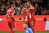 Kane‘as pelnė „hat-tricką“, o „Bayern“ sezoną „Bundesliga“ čempionate pradėjo triuškinama pergale