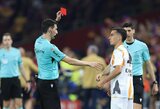 Per „Copa del Rey“ finalą išdalintos raudonos kortelės gali kainuoti brangiai: Rudigeriui gresia iki 12 mačų diskvalifikacija