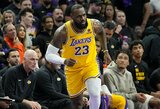 Įspūdinga L.Jameso ir K.Duranto dvikova baigėsi „Lakers“ pergale