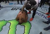 Naujasis UFC čempionas J.Hillas: apie sukrečiančią netektį iš karto po svarbiausios karjeros kovos ir kitą savo varžovą