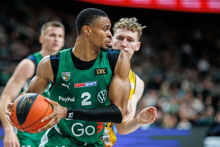 „Žalgirio“ sudėtyje prieš „Virtus“ – Evansas ir Akobundu-Ehiogu, trys žaidėjai liko Kaune
