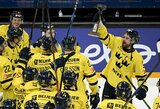 Švedijos ledo ritulininkai beveik 11 tūkst. fanų akivaizdoje įveikė suomius ir tapo turnyro nugalėtojais