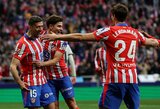 „Osasuna“ nugalėjęs „Atletico“ tapo „La Liga“ pirmenybių lyderiu 