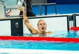 R.Meilutytei ir K.Teterevkovai nepavyko prasibrauti į 100 m plaukimo krūtine finalą, konkurencingame pusfinalyje galingai finišavęs D.Rapšys prasibrovė į finalą