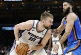 D.Sabonis prieš pirmąją NBA karjeros komandą buvo arti trigubo dublio