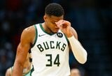 Trigubą dublį atlikęs G.Antetokounmpo prametė lemiamą metimą