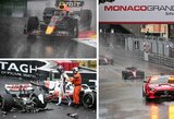 Monake – S.Perezo pergalė, kvaila „Ferrari“ strategų klaida ir šiurpi M.Schumacherio avarija