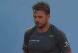 S.Wawrinka gimtinėje liko be pergalių, krito ir D.Thiemas