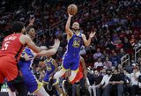 S.Curry tritaškių atkarpa atvedė „Warriors“ į pergalę