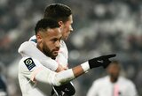 Prancūzijoje – Neymaro pelnytas dublis ir PSG komandos pergalė prieš „Bordeaux“