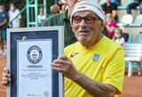 Vyriausias pasaulio tenisininkas nepraleido pasaulio čempionato: 98-erių ukrainietis iš Charkivo atskrido į JAV