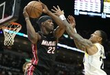 Sezono rungtynes sužaidęs J.Butleris vedė „Heat“ į pergalę
