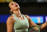 Milžiniška sensacija Romoje: Sabalenka po beveik 3 valandų dramos iškrito iš svajonių turnyro ir nutraukė įspūdingą seriją