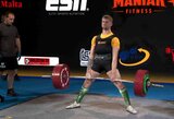 Čypas ir Blėdis iškovojo Europos jėgos trikovės čempionato medalius