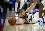 Sabonis ir „Kings“ dramatiškai krito Filadelfijoje: iššvaistė solidžią persvarą, šeimininkų duetas pelnė 77 taškus