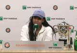 Spaudos konferencijoje – Gauff atsakas Sabalenkai: „Nereikėtų taip kalbėti“