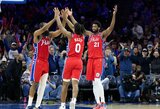 „76ers“ antrą kartą Rytų serijoje įveikė „Raptors“ ekipą